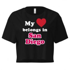 Ladies Festival Cali Crop Top Tee