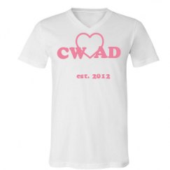 Unisex V-Neck Jersey Tee