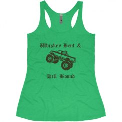 Ladies Slim Fit Super Soft Racerback Triblend Tank