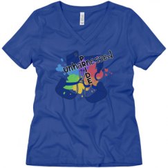 Ladies Relaxed Fit V-Neck Tee