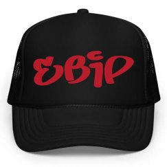EBIP Black & Red Snap-back Hat