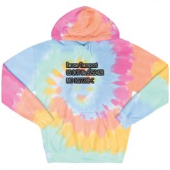 Unisex Tie-Dye Fleece Hoodie