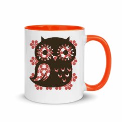 11oz Ceramic Mug with Color Inside