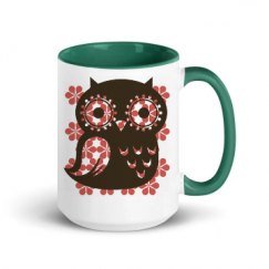 15oz Ceramic Mug with Color Inside