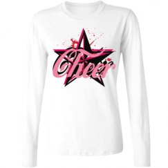 Ladies Relaxed Fit Basic Long Sleeve Tee