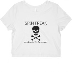 Ladies Slim Fit Crop Top Tee