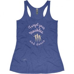 Ladies Slim Fit Super Soft Racerback Triblend Tank