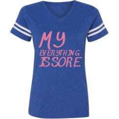 Ladies Relaxed Fit Vintage Sports Tee