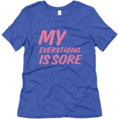 Ladies Relaxed Fit Super Soft Triblend Tee