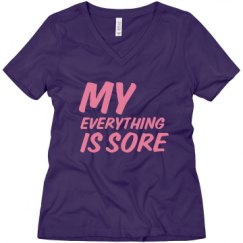 Ladies Relaxed Fit V-Neck Tee