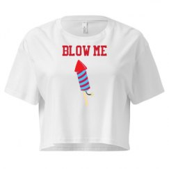 Ladies Festival Cali Crop Top Tee