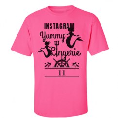 Unisex Ultra Cotton Safety Neon Crewneck Tee