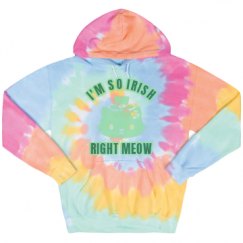 Unisex Tie-Dye Fleece Hoodie