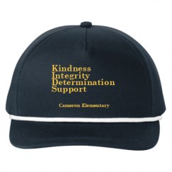 Snapback Five-Panel Rope Hat