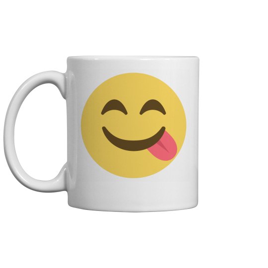 Face Savouring Delicious Food Coffee Mug