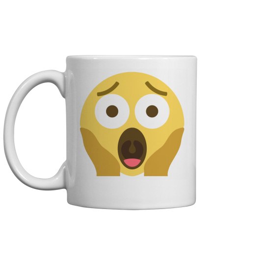 Face screaming in Fear Coffee Mug 