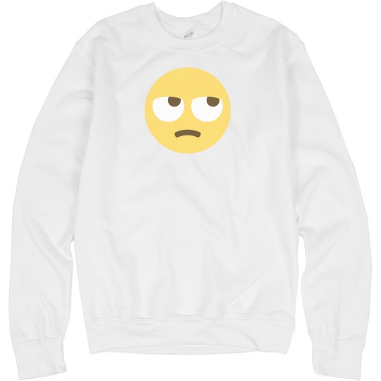 Face with Rolling Eyes Unisex Sweatshirt 