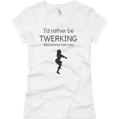 Ladies Slim Fit Basic Promo Jersey Tee