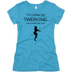 Ladies Slim Fit Super Soft Triblend Tee