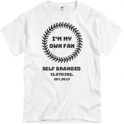 Im my own fan White/Blk Tee