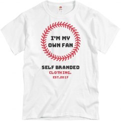 Im my own fan Gray/Red-Blk Tee