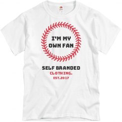 Im my own fan White/Red-Blk Tee