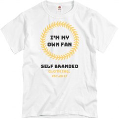 Im my own fan Yellow/Blk Tee