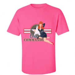 Unisex Ultra Cotton Safety Neon Crewneck Tee