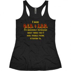 Ladies Slim Fit Super Soft Racerback Triblend Tank