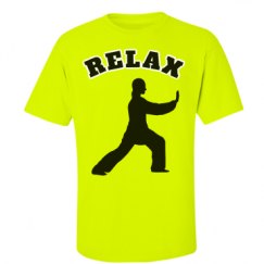 Unisex Ultra Cotton Safety Neon Crewneck Tee