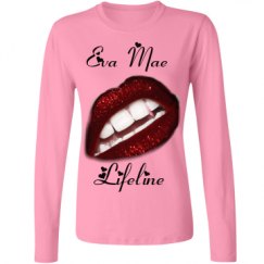 Ladies Relaxed Fit Basic Long Sleeve Tee