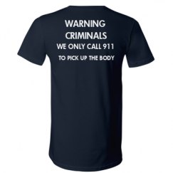 Unisex V-Neck Jersey Tee