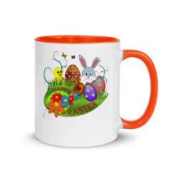 11oz Ceramic Mug with Color Inside