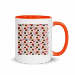 11oz Ceramic Mug with Color Inside