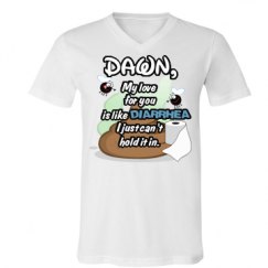 Unisex V-Neck Jersey Tee