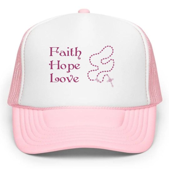faith, hope, love hat