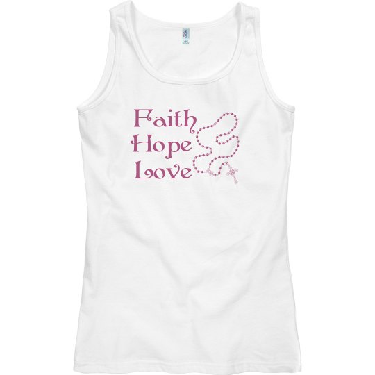 Faith, hope, love rosary