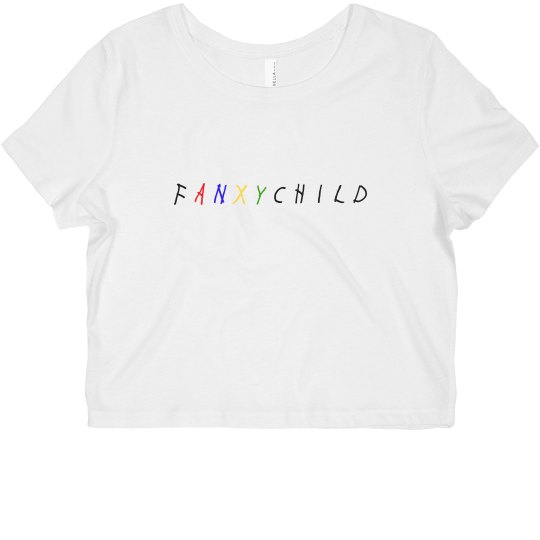 Fanxychild Primary Crop Top