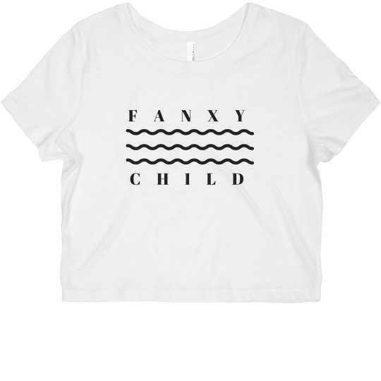 Fanxychild Wavy Crop Top