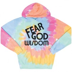 Unisex Tie-Dye Fleece Hoodie