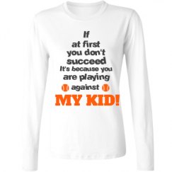 Ladies Relaxed Fit Basic Long Sleeve Tee