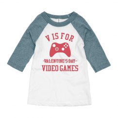 Valentine's Day Kids Video Gamer