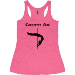 Ladies Slim Fit Super Soft Racerback Triblend Tank