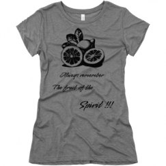 Ladies Slim Fit Super Soft Triblend Tee