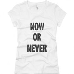 Ladies Slim Fit Basic Promo Jersey Tee