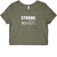 Ladies Slim Fit Crop Top Tee