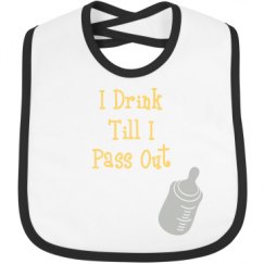 Infant Contrast Trim Bib