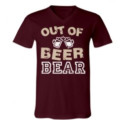 Unisex V-Neck Jersey Tee