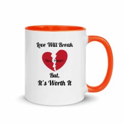 11oz Ceramic Mug with Color Inside