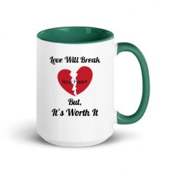 15oz Ceramic Mug with Color Inside